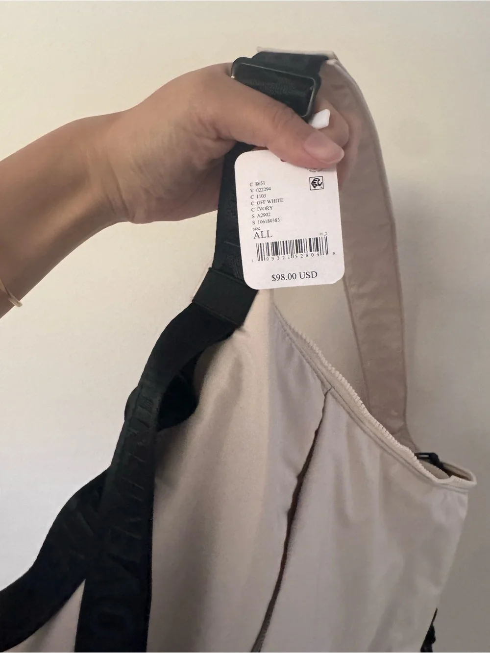 NWT Free People No Time Zones Carryall Tote